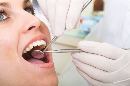 patient in the dental chair